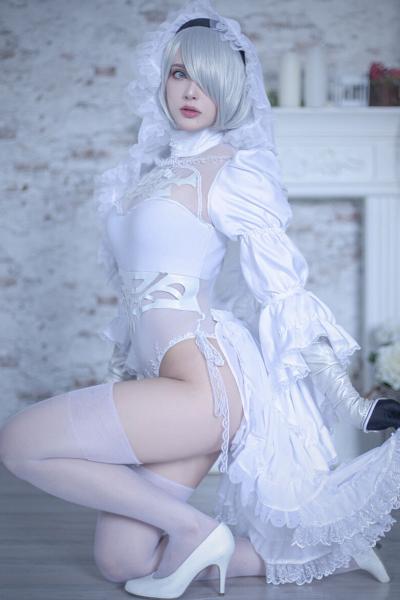 Misaki Sai White Bride