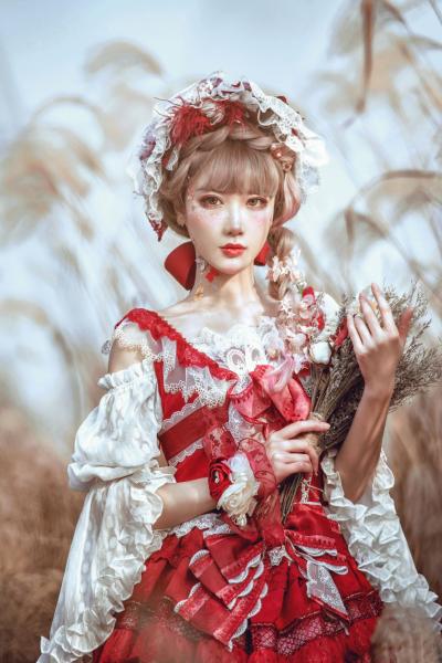 阿包也是兔娘 lolita红裙1
